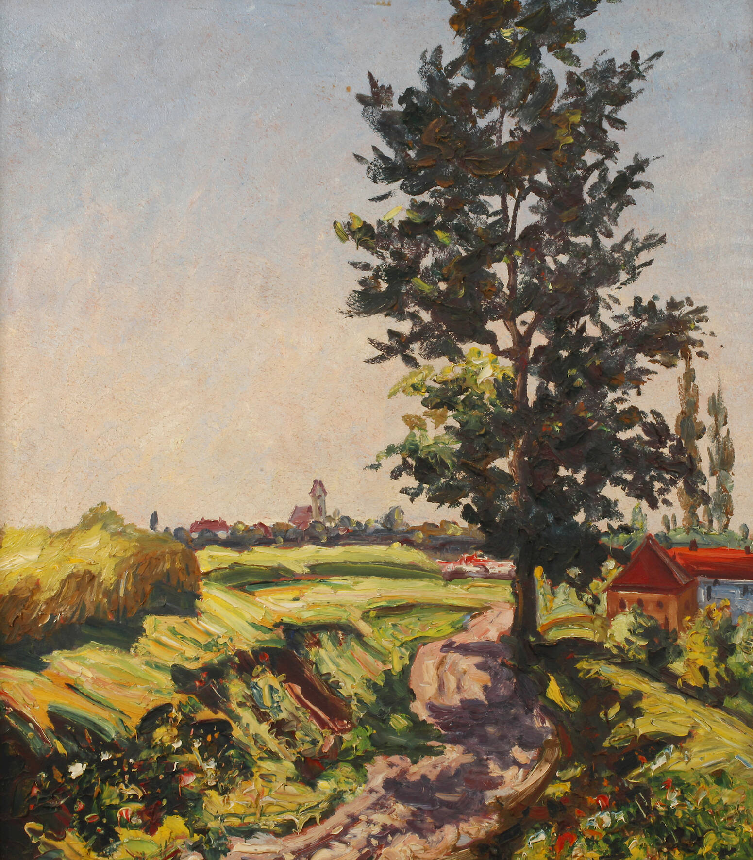 Expressive Sommerlandschaft