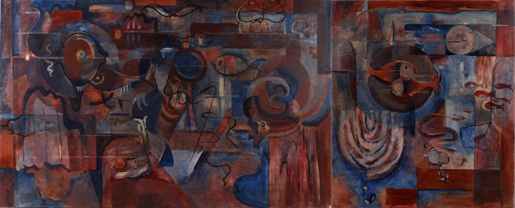 Prof. Karl von Appen, attr., Monumentales Wandbild