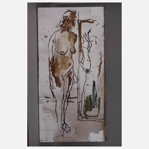 Prof. Fritz Baumgartner, "Vor dem Spiegel"