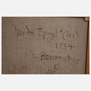 Prof. Fritz Baumgartner, "Vor dem Spiegel"