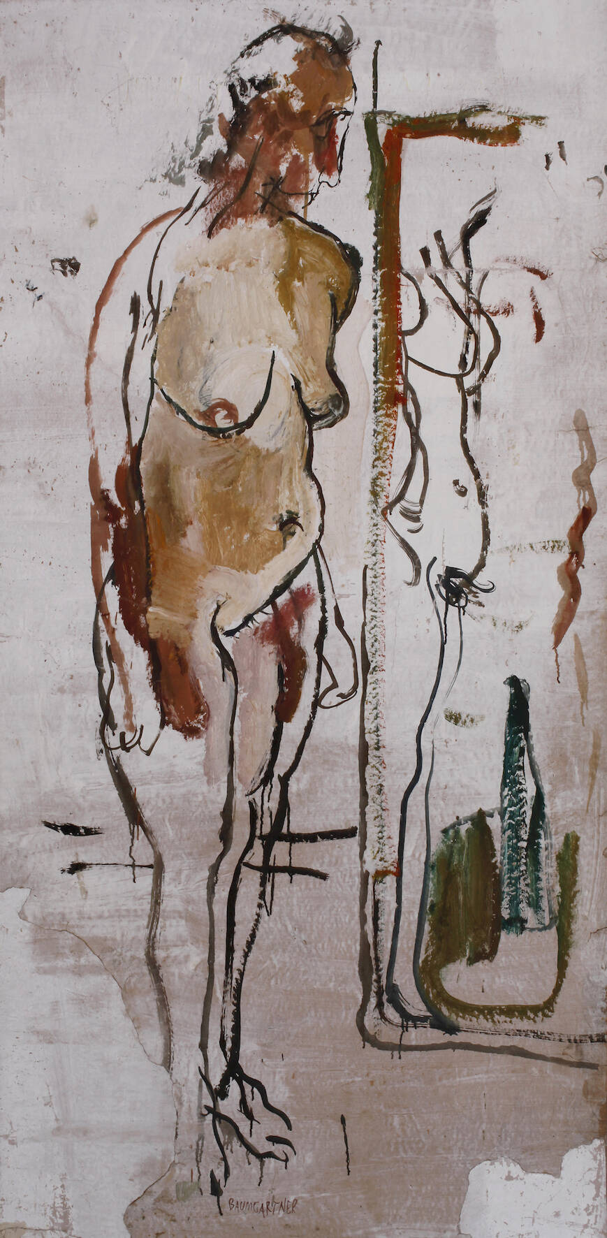 Prof. Fritz Baumgartner, "Vor dem Spiegel"