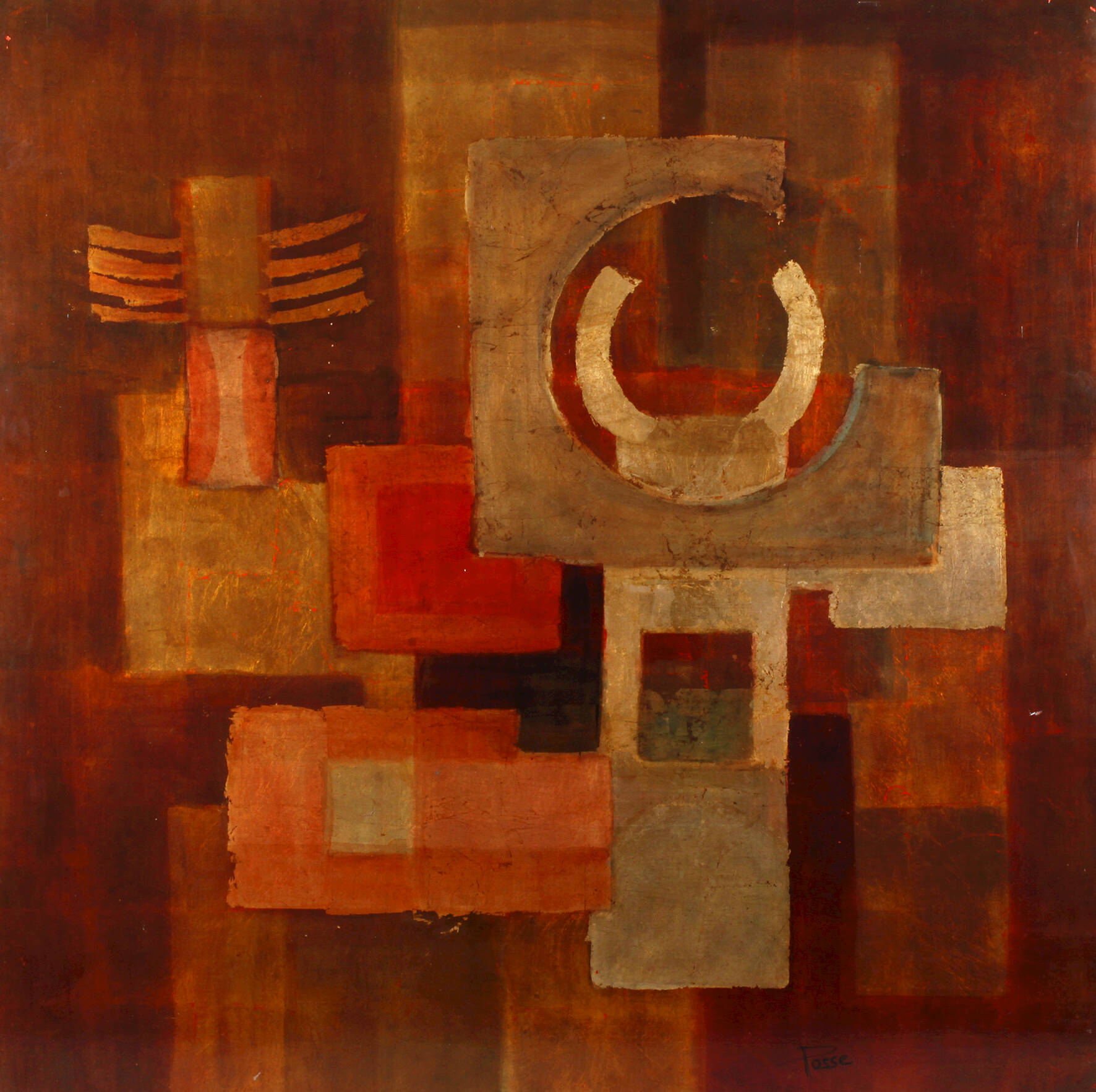 Wolfgang Posse, Abstrakte Komposition