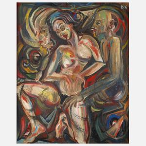 Expressives Liebespaar