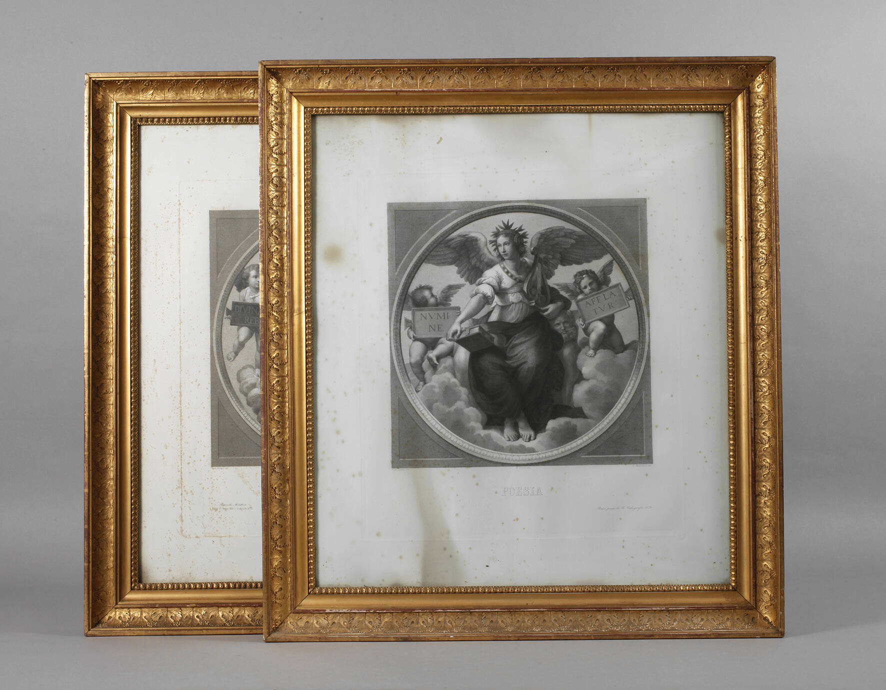 Paar klassizistische Leisten