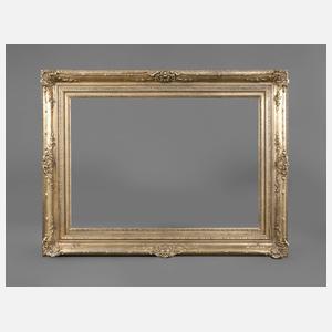 Versilberter Stuckrahmen