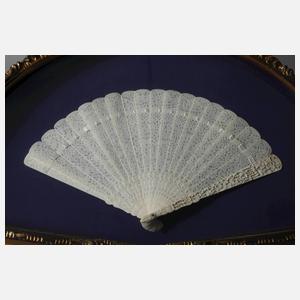 Feiner Fächer Elfenbein