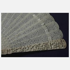 Feiner Fächer Elfenbein