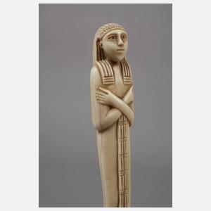 Figürlicher Stockgriff