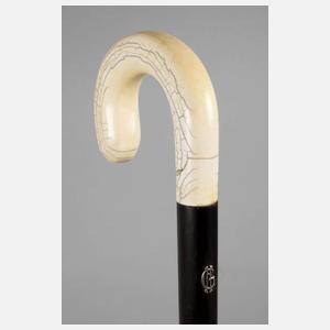 Spazierstock Elfenbein