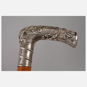 Spazierstock Silber
