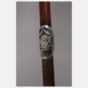 Spazierstock Silber
