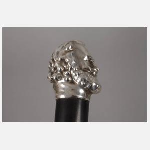 Spazierstock Silber