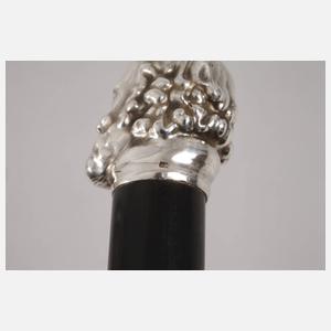 Spazierstock Silber