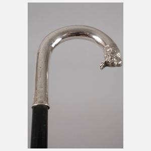 Spazierstock Silber