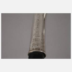 Spazierstock Silber