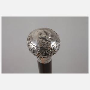 Spazierstock Silber