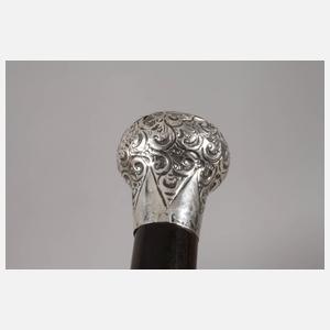 Spazierstock Silber