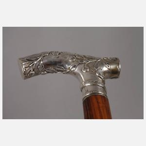Spazierstock Silber