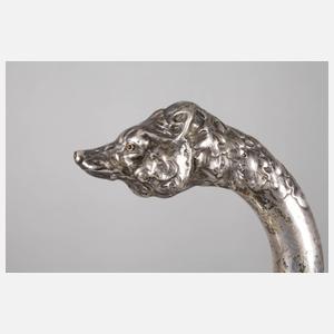Spazierstock Silber