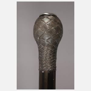 Spazierstock Silber