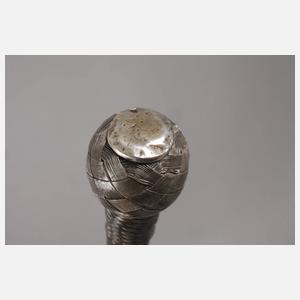 Spazierstock Silber