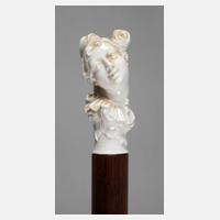 Spazierstock Porzellan111