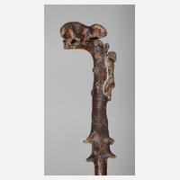 Geschnitzter Spazierstock111