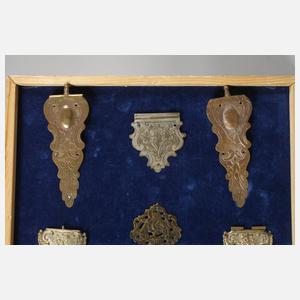 Sammlung barocke Buchschließen