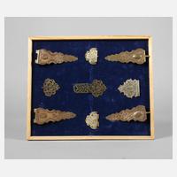 Sammlung barocke Buchschließen111