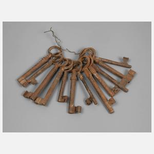 Konvolut historische Schlüssel