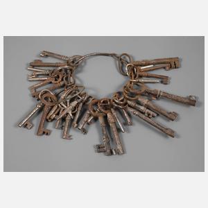 Konvolut historische Schlüssel