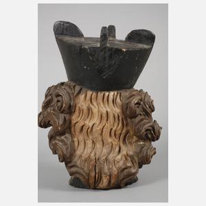 Geschnitztes Heiligenhaupt