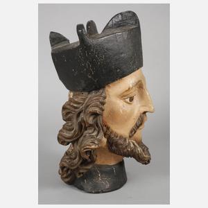 Geschnitztes Heiligenhaupt