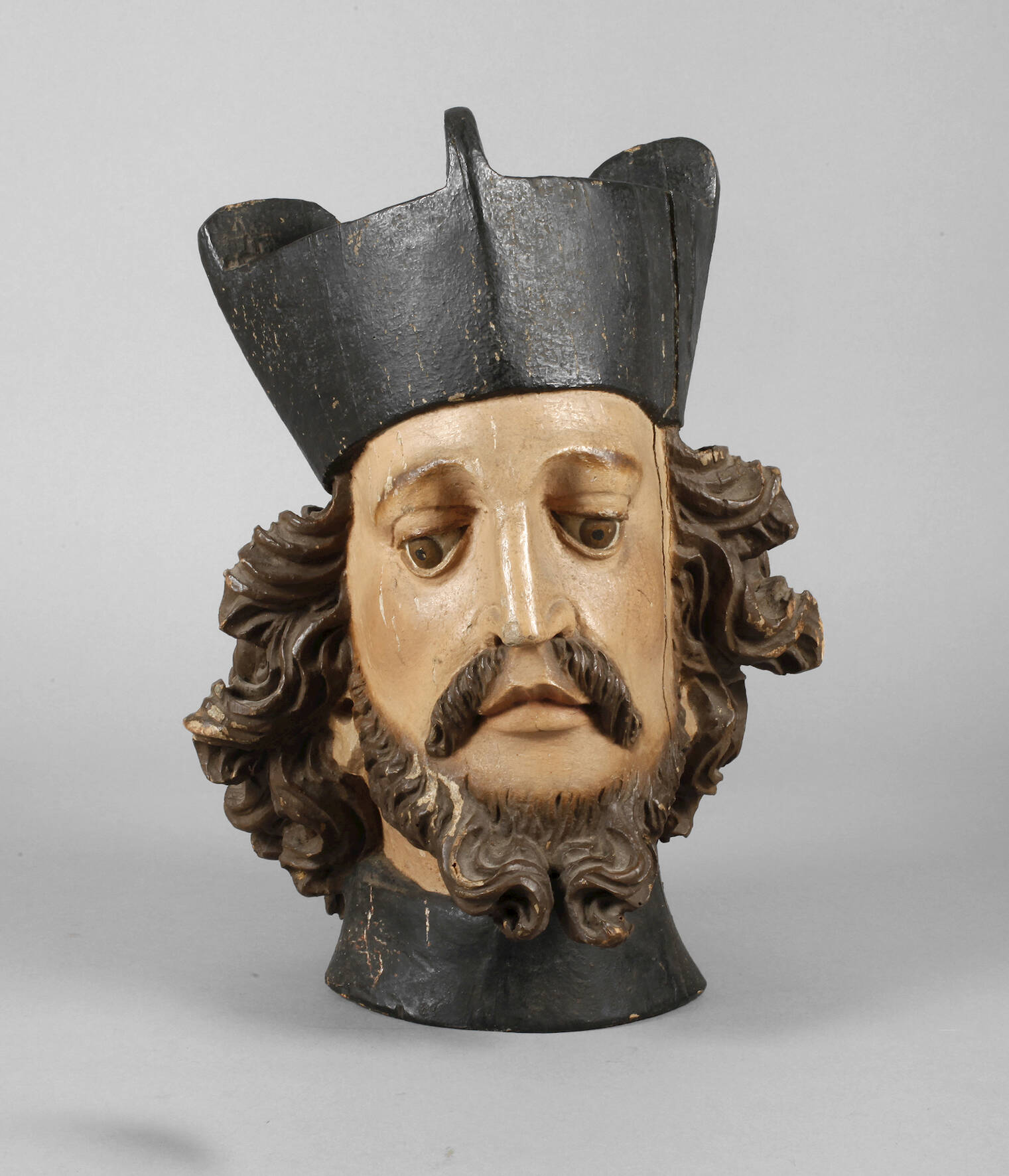 Geschnitztes Heiligenhaupt