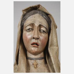 Geschnitzte Heiligenplastik