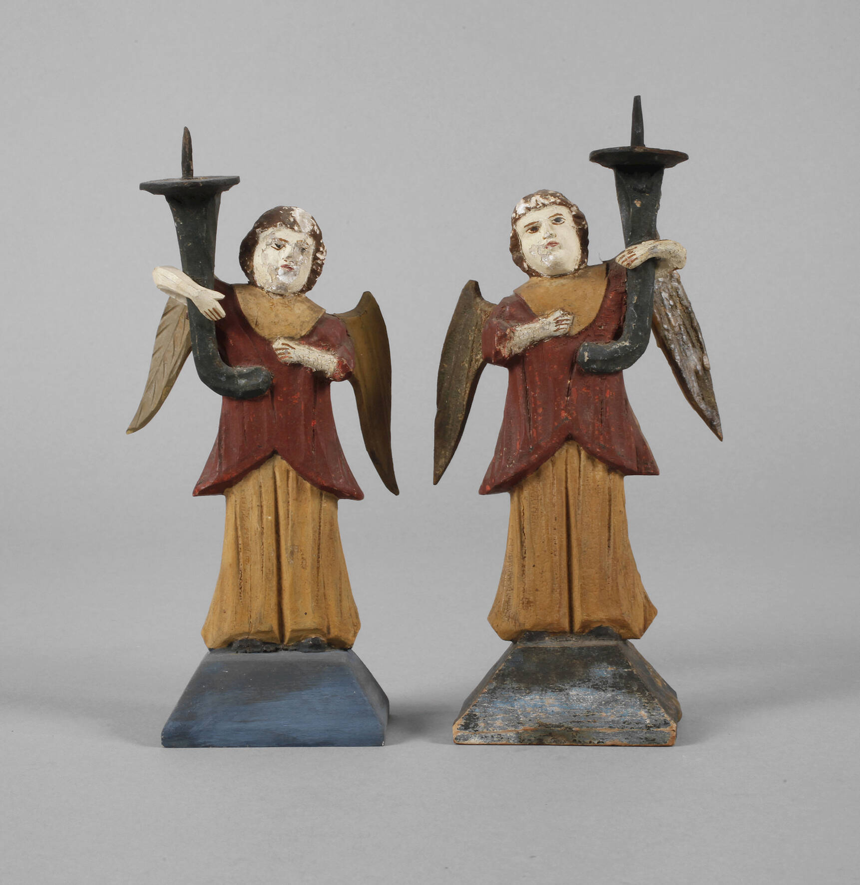 Paar barocke Leuchterengel