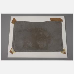 Fragment einer barocken Ledertapete