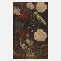 Fragment einer barocken Ledertapete111