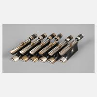 Sechs Frösche mit Schraube111