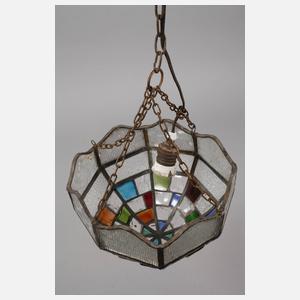 Deckenampel Bleiglas