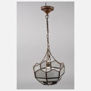 Deckenampel Bleiglas