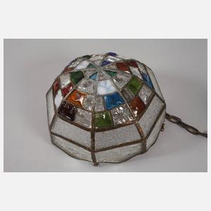 Deckenampel Bleiglas