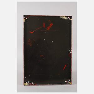 Emailleschild Postamt