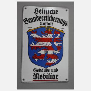 Vier Emailleschilder