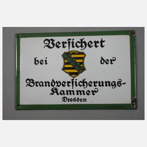 Vier Emailleschilder