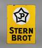 Emailleschild Stern Brot