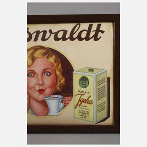 Emailleschild Hauswaldt