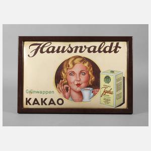 Emailleschild Hauswaldt