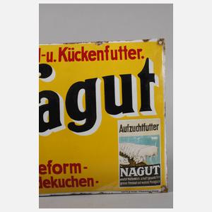 Emailleschild Nagut