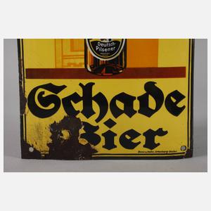 Emailleschild Brauerei Schade